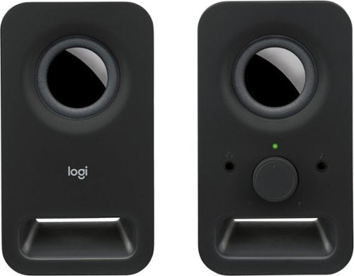 Logitech - z150 2.0 Multimedia Speakers (2-Piece) - Black