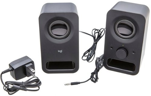 Logitech - z150 2.0 Multimedia Speakers (2-Piece) - Black