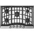 Viking - 37 in. Wide 5 Burner Gas Cooktop - Stainless Steel