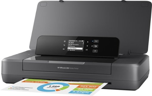 HP - OfficeJet 200 Mobile Inkjet Printer - Black