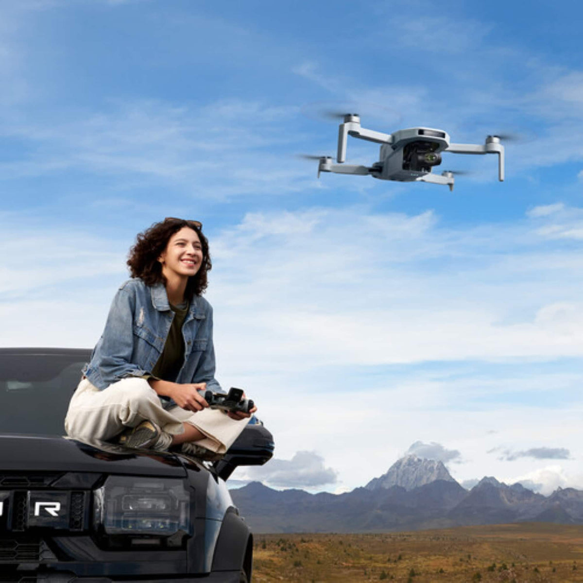 Potensic - ATOM 2 Standard Drone Kit with Remote Controller PTD 1 - Gray