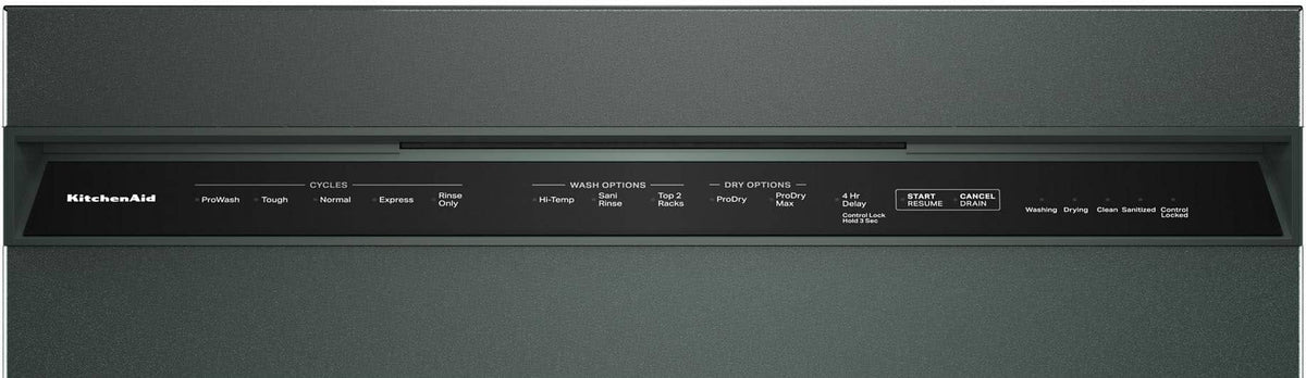 KitchenAid - 24 inch Front Control Built-In Dishwasher with Third rack and ProDry System - Juniper