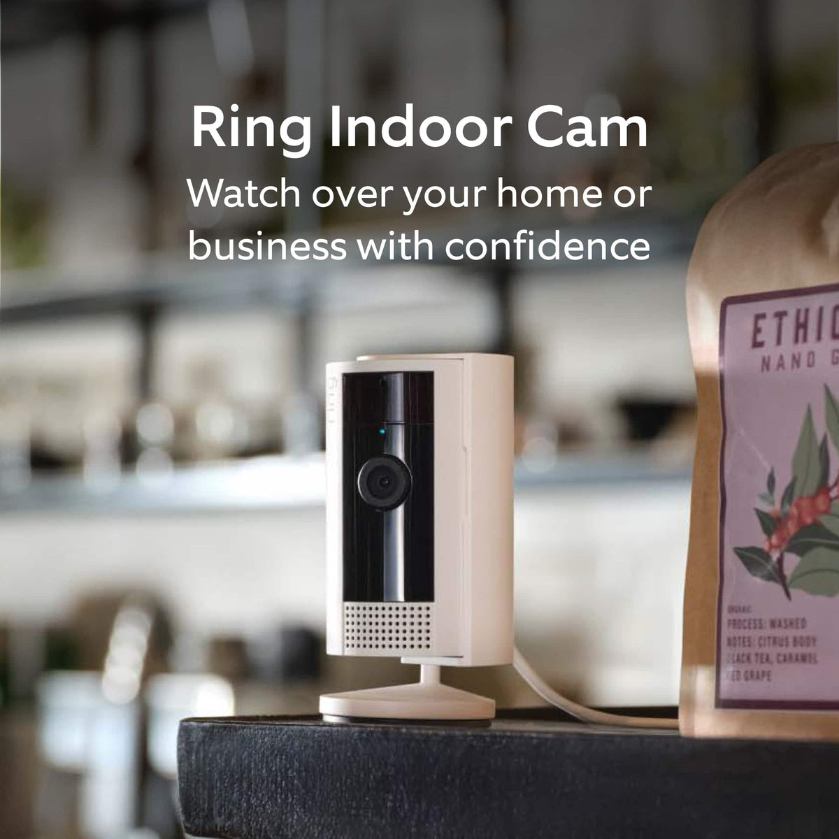 Ring - Indoor Cam (2023 Release) Plug-In (2-Pack) - Pure White