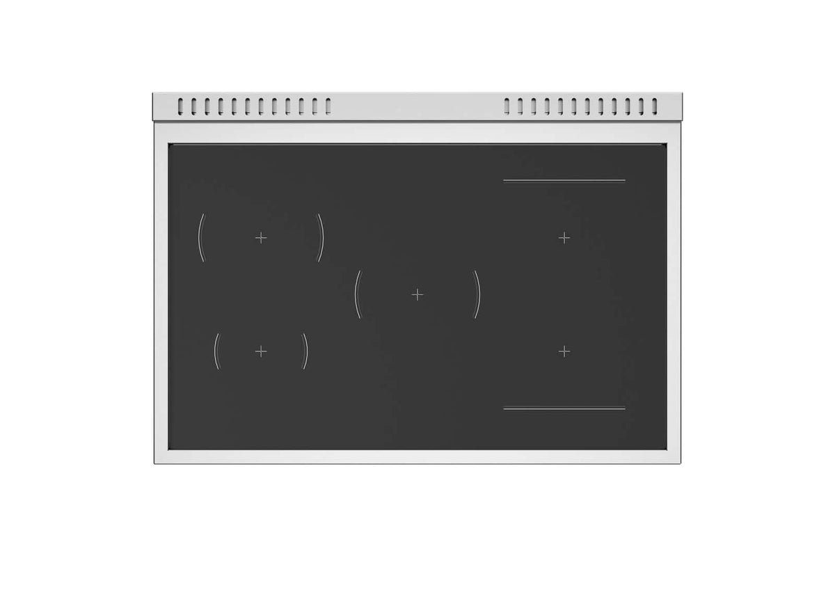Bertazzoni - 36" Heritage Series Induction Range - /Gold - Stainless Steel