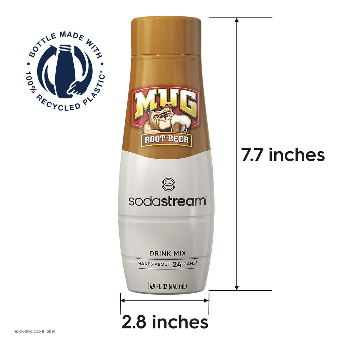 SodaStream - Mug Root Beer Drink Mix 4-Pack - Brown