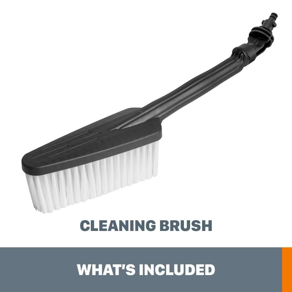 WORX - WA4048 Multi-Purpose Cleaning Brush Kit - Black