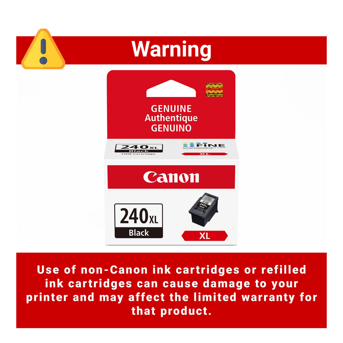 Canon - PG-240XL High-Yield Ink Cartridge - Black