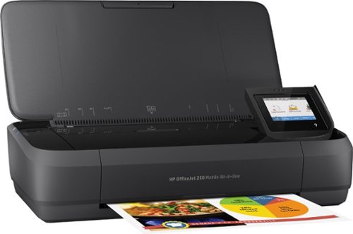 HP - OfficeJet 250 Mobile Wireless All-In-One Inkjet Printer - Black