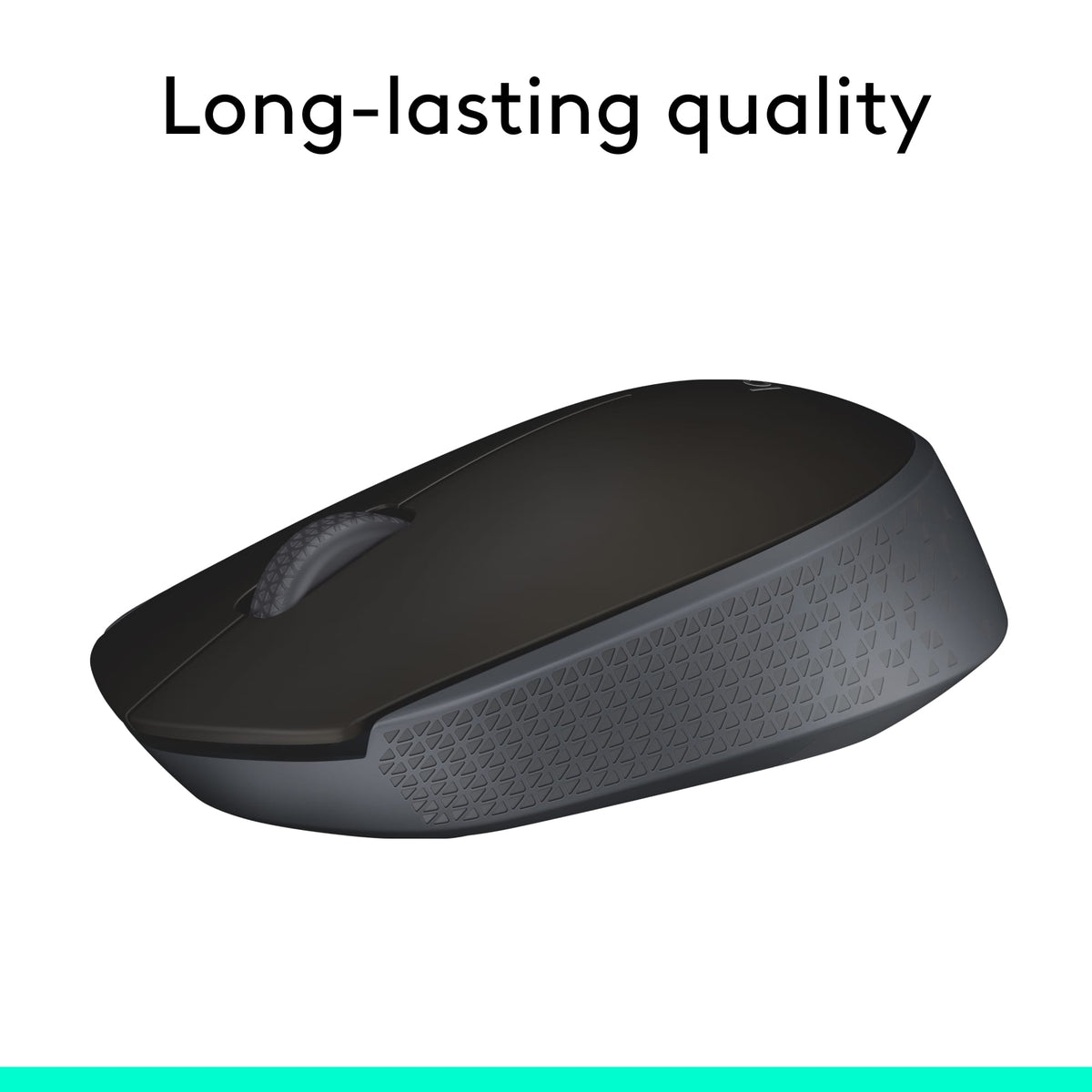 Logitech - M170 Wireless Compact Optical Ambidextrous Mouse - Wireless - Black