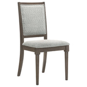 Perkins - Upholstered Dining Side Chair (Set of 2) - Dark Brown