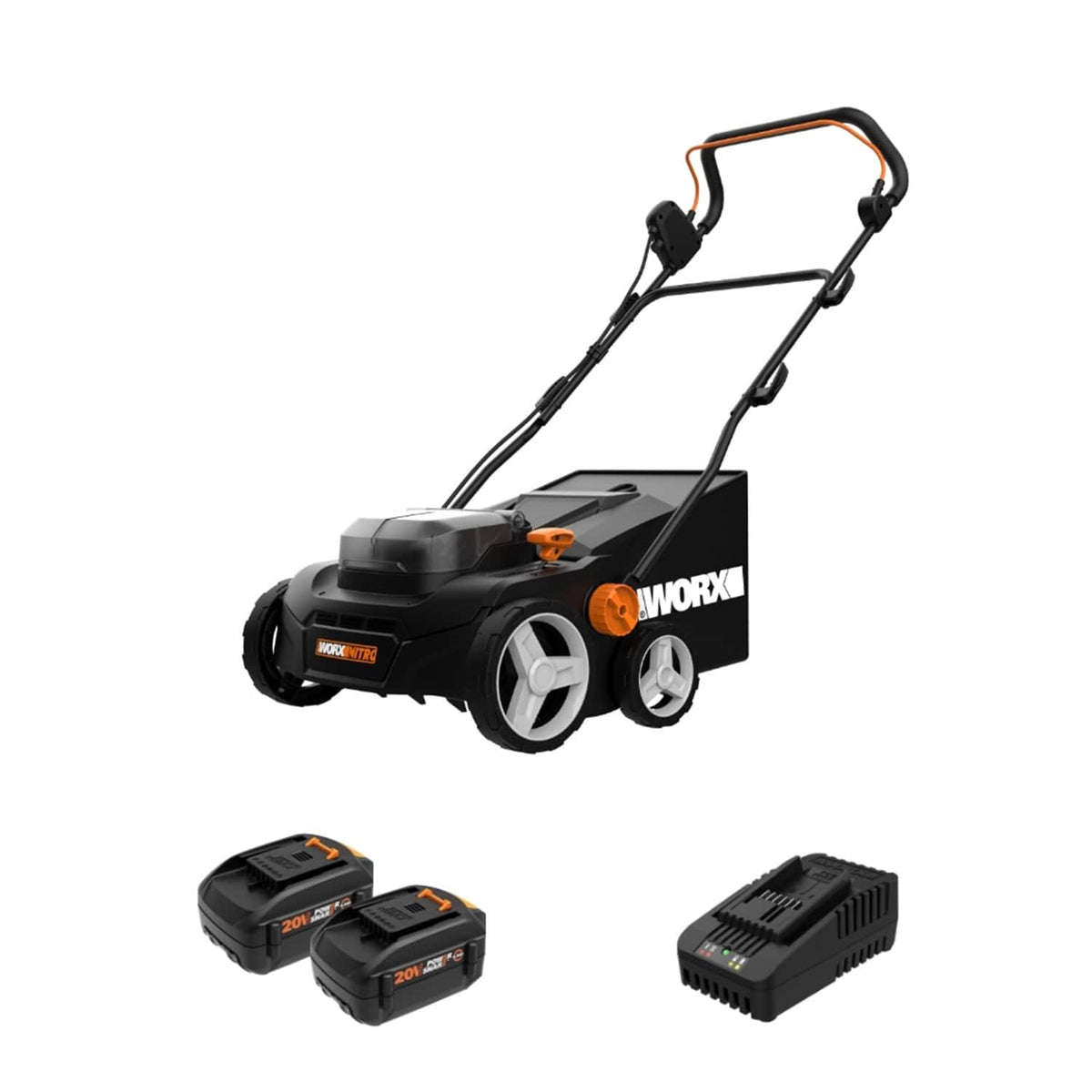 WORX - Nitro 40V 14" Dethatcher - Black