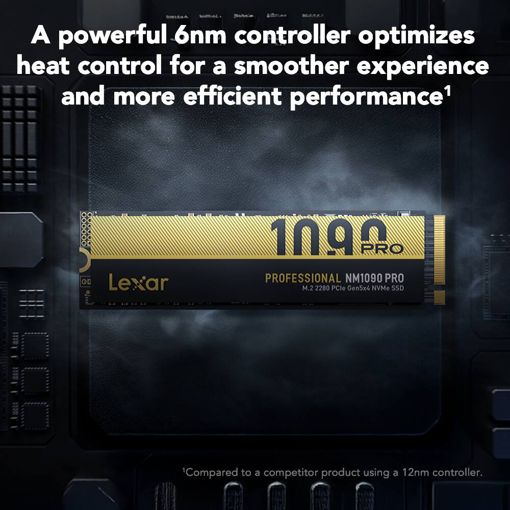 2TB Lexar Professional NM1090 PRO PCIe 5.0 NVMe M.2 2280 SSD
