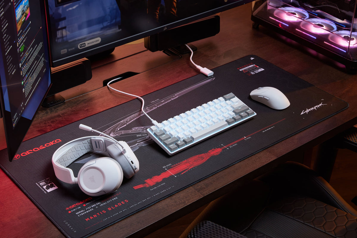 CORSAIR - CLIPPER PRO MINI 60 Hall Effect Gaming Keyboard - White