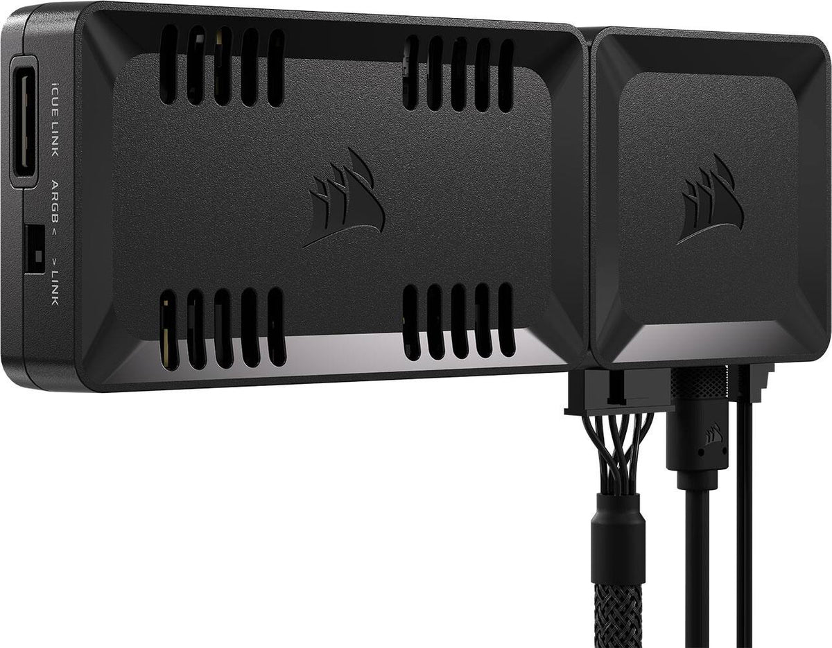 CORSAIR - Commander Duo Lighting and Fan Controller – ARGB and iCUE LINK Hybrid - Black
