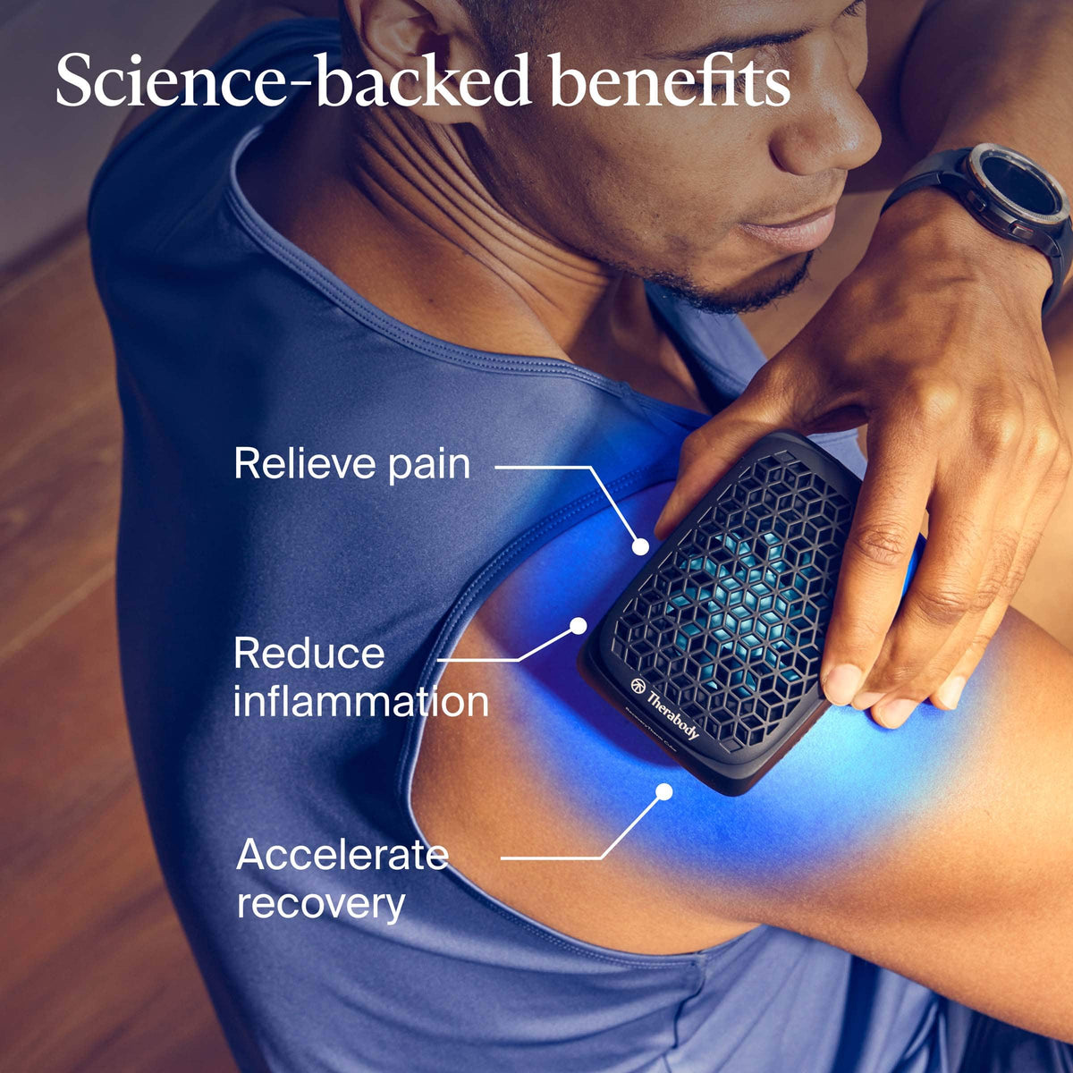 Therabody - RecoveryTherm Cube - Instant Hot, Cold & Contrast Therapy For Targeted Pain Relief - Black