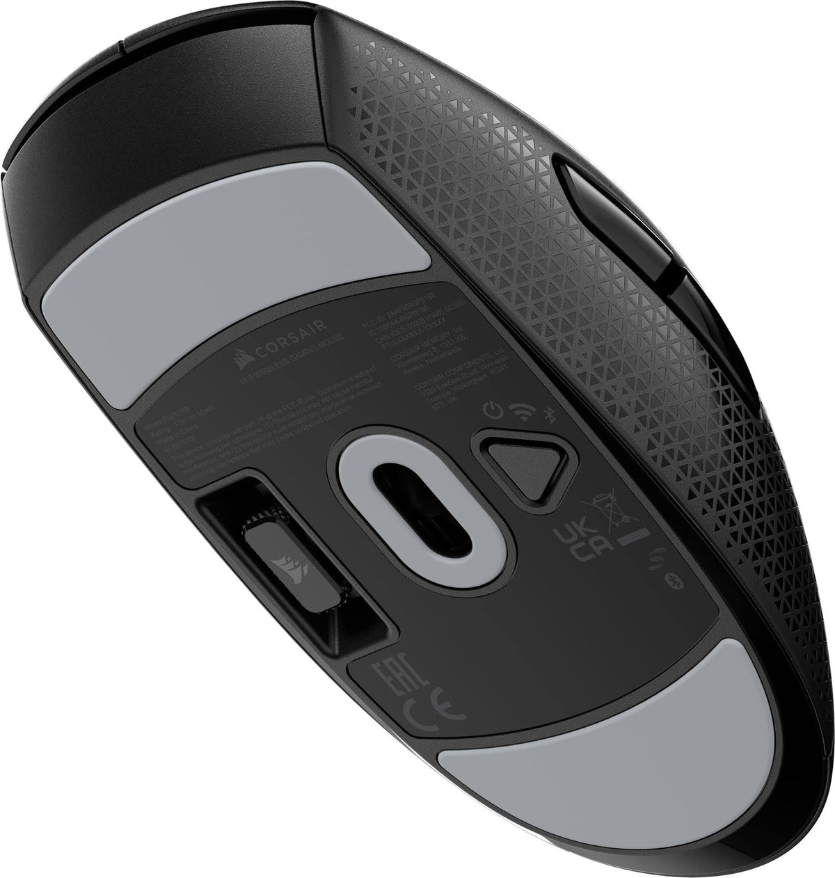 CORSAIR - M55 Wireless FPS Optical Gaming Ambidextrous Mouse with Slipstream Technology - Wireless - Black