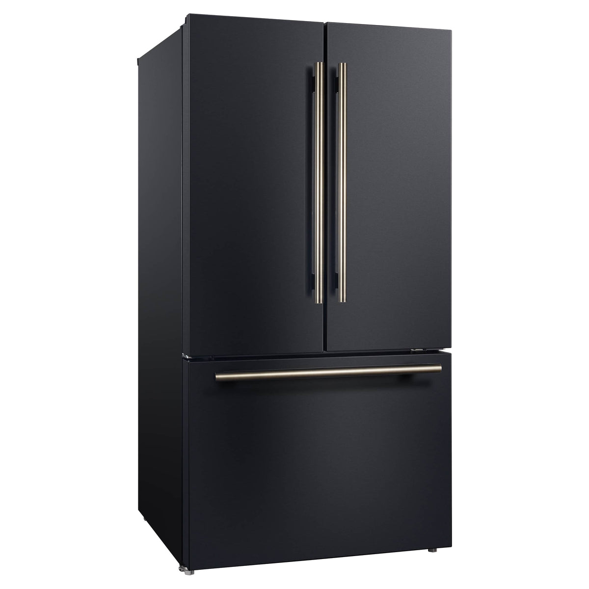Forno Appliances - Rivello 27.4 Cu. Ft. French Door Refrigerator with Internal Water Dispenser - Black