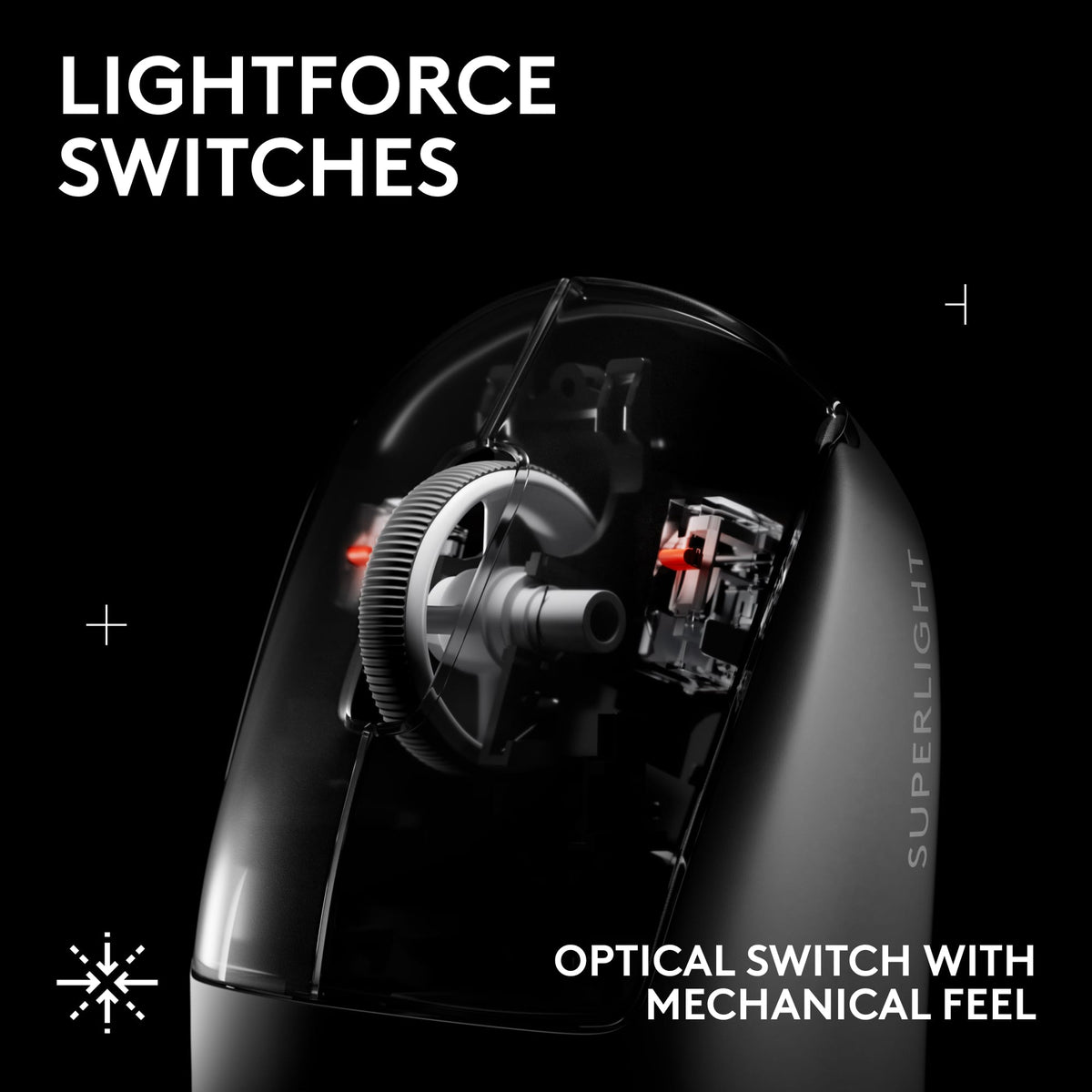 Logitech - PRO X SUPERLIGHT 2 SE LIGHTSPEED Lightweight Wireless Gaming Mouse with Optical HERO 2 Sensor 44,000 DPI for PC - Wireless - White