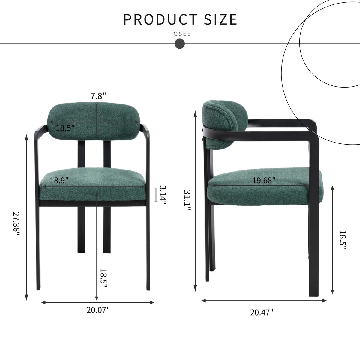 Dining Arm Chairs (Set of 2)