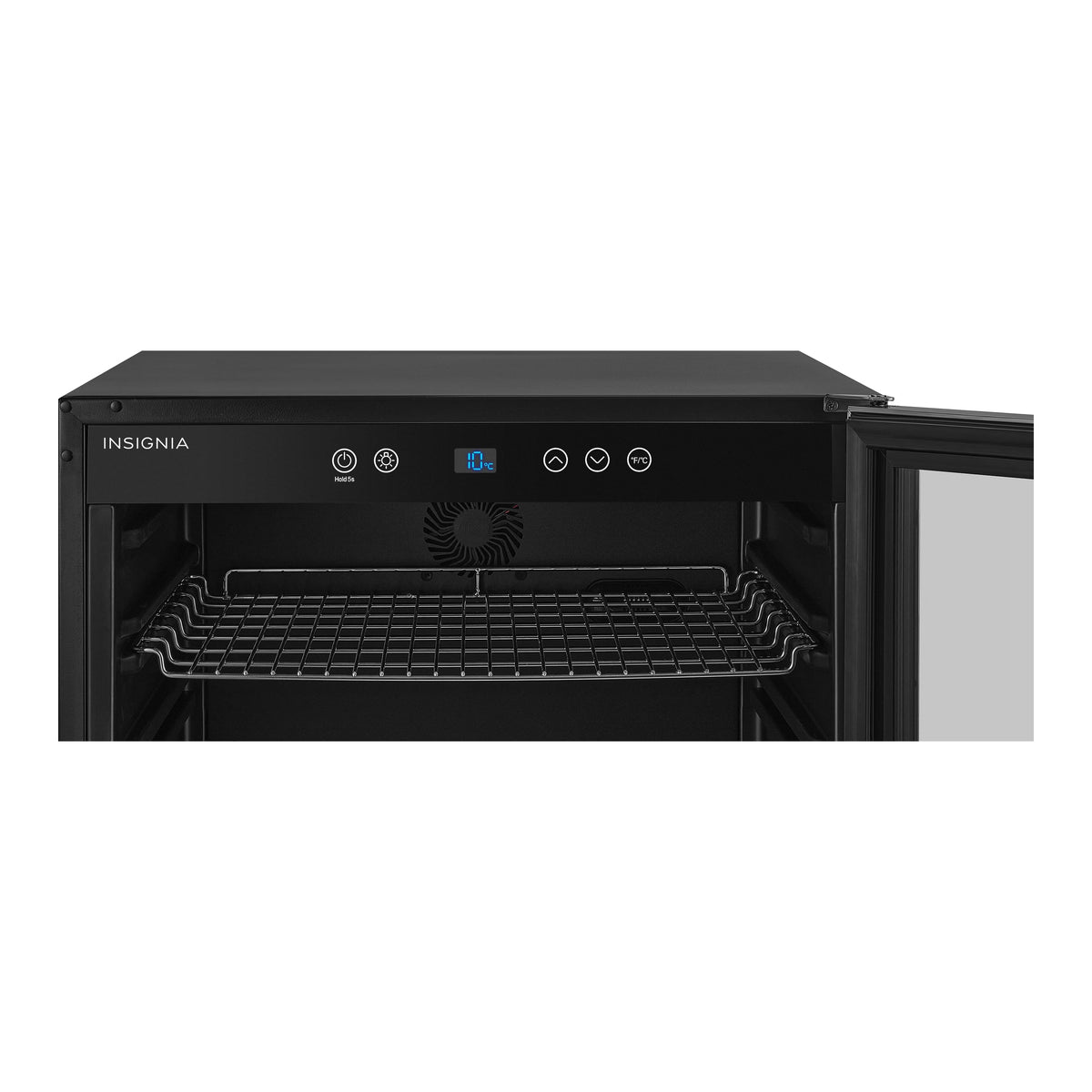 Insignia™ - 165-Can Built-In Beverage Cooler - Stainless Steel