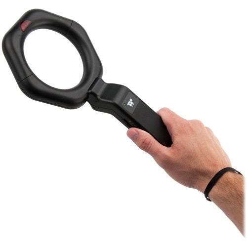 Barska - Hand Held Metal Detector with Wrist Strap for Adults and Kids Compact and Lightweight - Black
