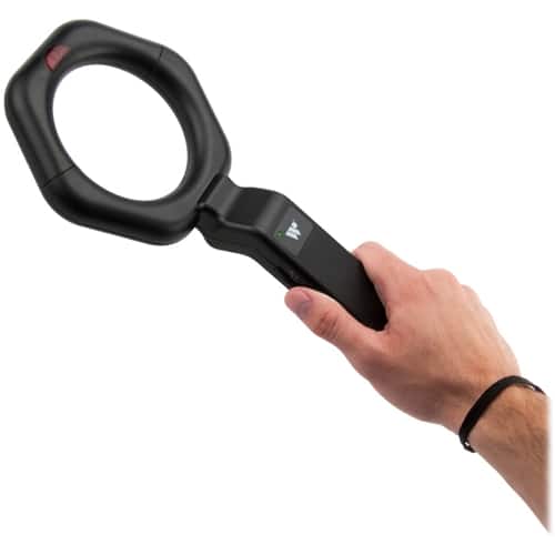 Barska - Hand Held Metal Detector with Wrist Strap for Adults and Kids Compact and Lightweight - Black