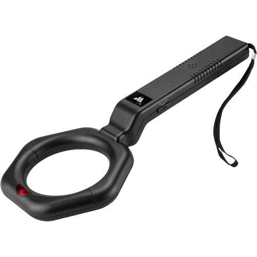 Barska - Hand Held Metal Detector with Wrist Strap for Adults and Kids Compact and Lightweight - Black