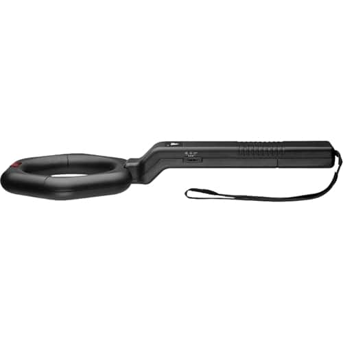 Barska - Hand Held Metal Detector with Wrist Strap for Adults and Kids Compact and Lightweight - Black