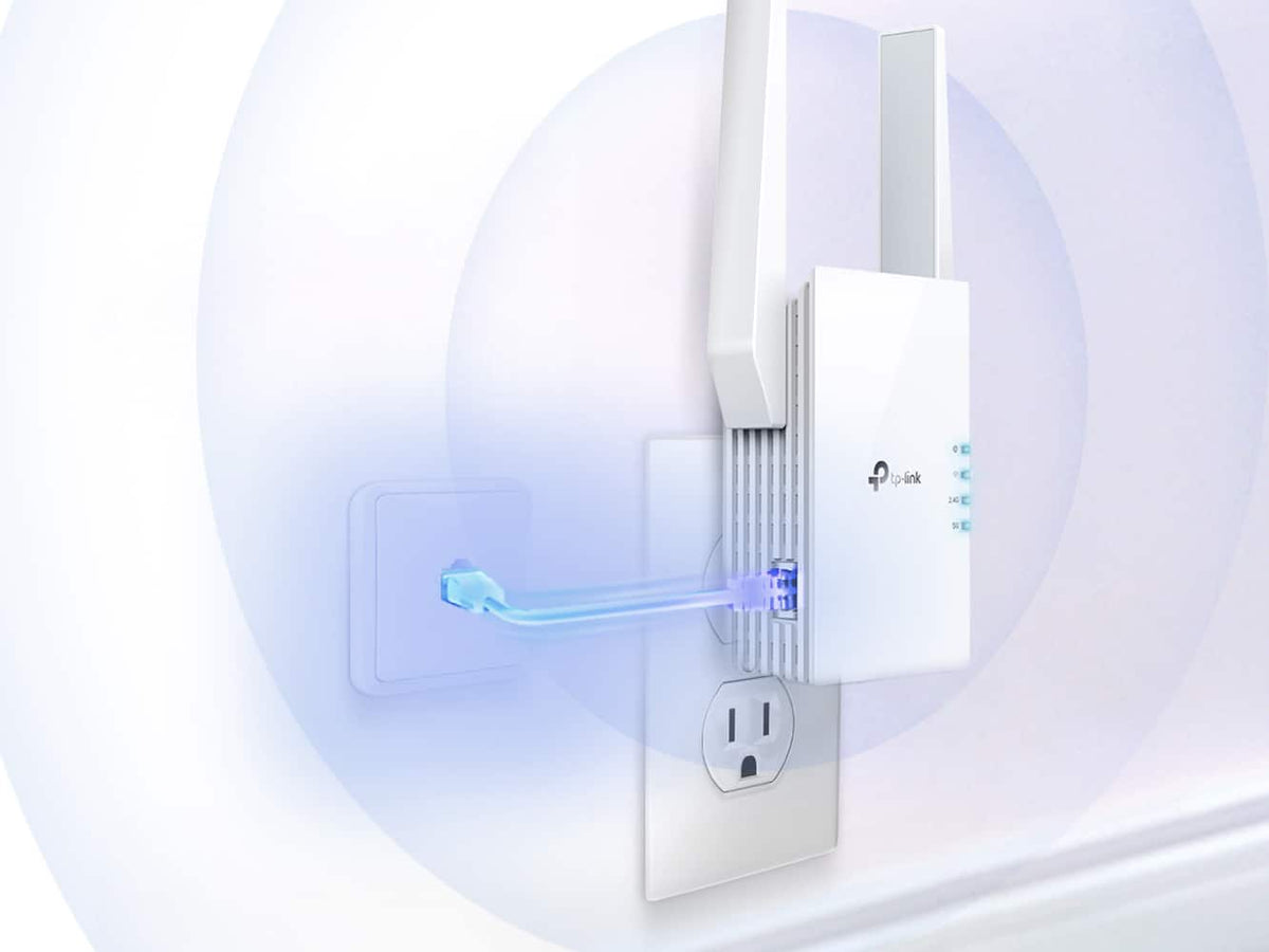 TP-Link - RE605X AX1800 Wi-Fi 6 Range Extender - White