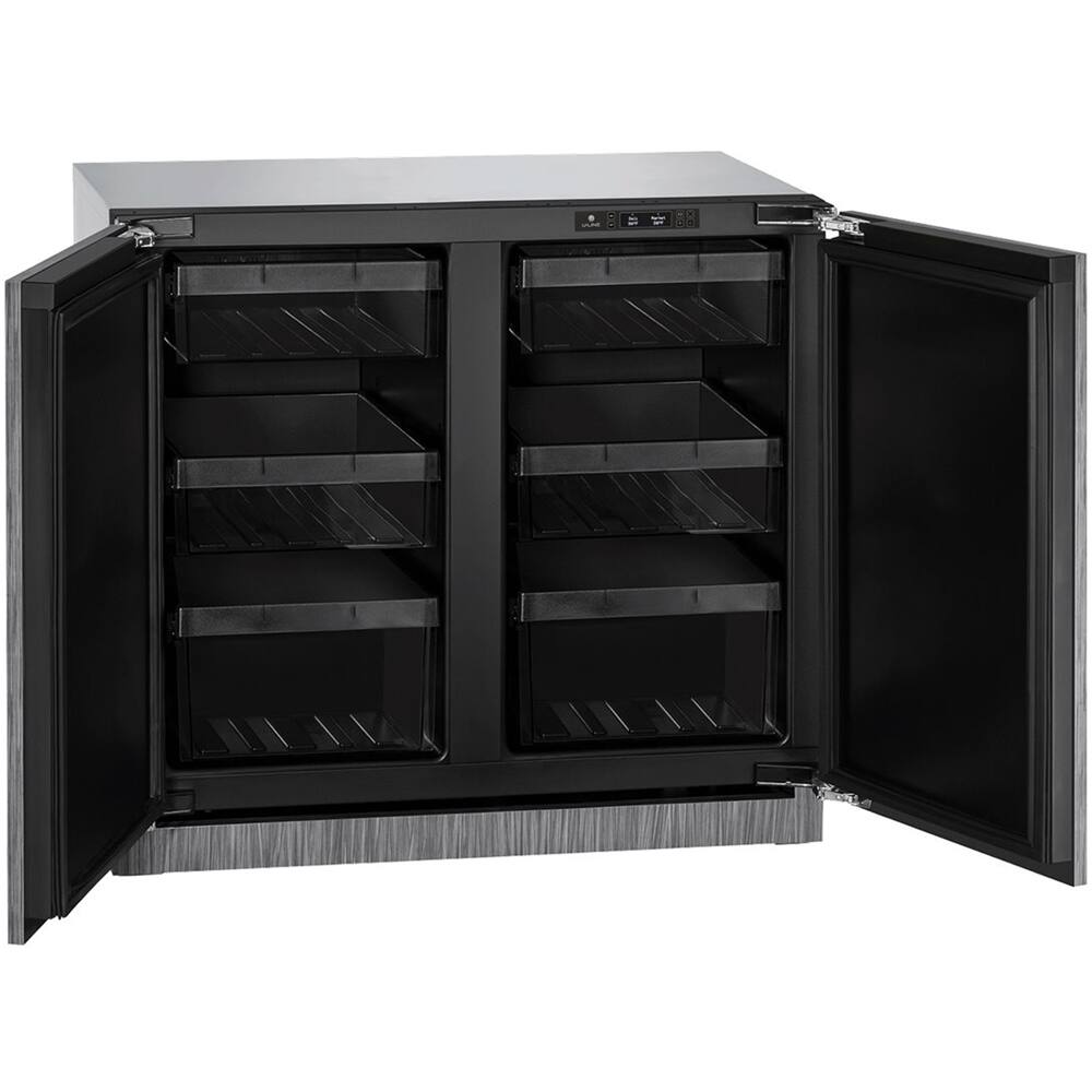 U-Line - Modular 3000 Series 6.9 Cu. Ft. Built-In Mini Fridge - Custom Panel Ready