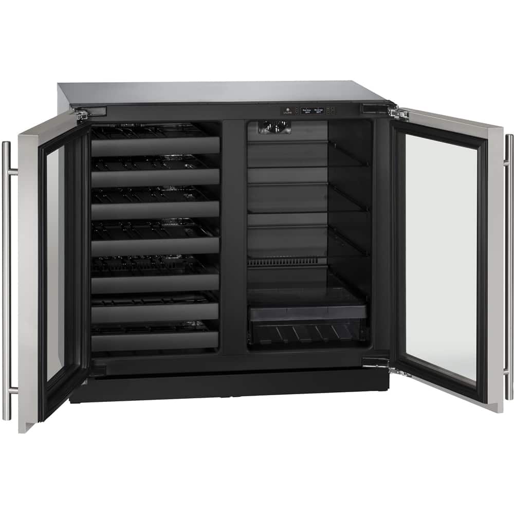 U-Line - Modular 3000 Series 31-Bottle Built-In Wine Refrigerator - Stainless Steel