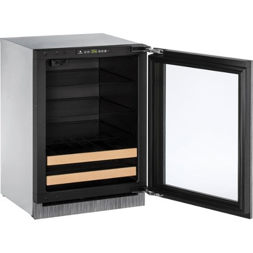 U-Line - 2000 Series 10-Bottle Built-In Wine Refrigerator - Custom Panel Ready