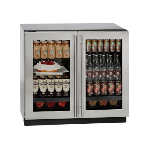 U-Line - Modular 3000 Series 6.9 Cu. Ft. Built-In Mini Fridge - Custom Panel Ready