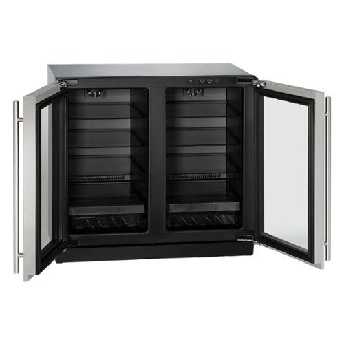 U-Line - Modular 3000 Series 6.9 Cu. Ft. Built-In Mini Fridge - Custom Panel Ready
