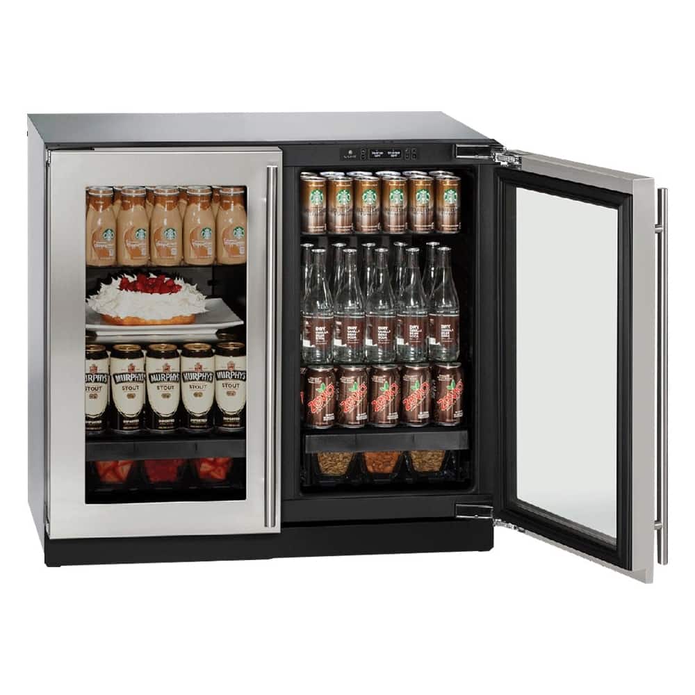 U-Line - Modular 3000 Series 6.9 Cu. Ft. Built-In Mini Fridge - Custom Panel Ready