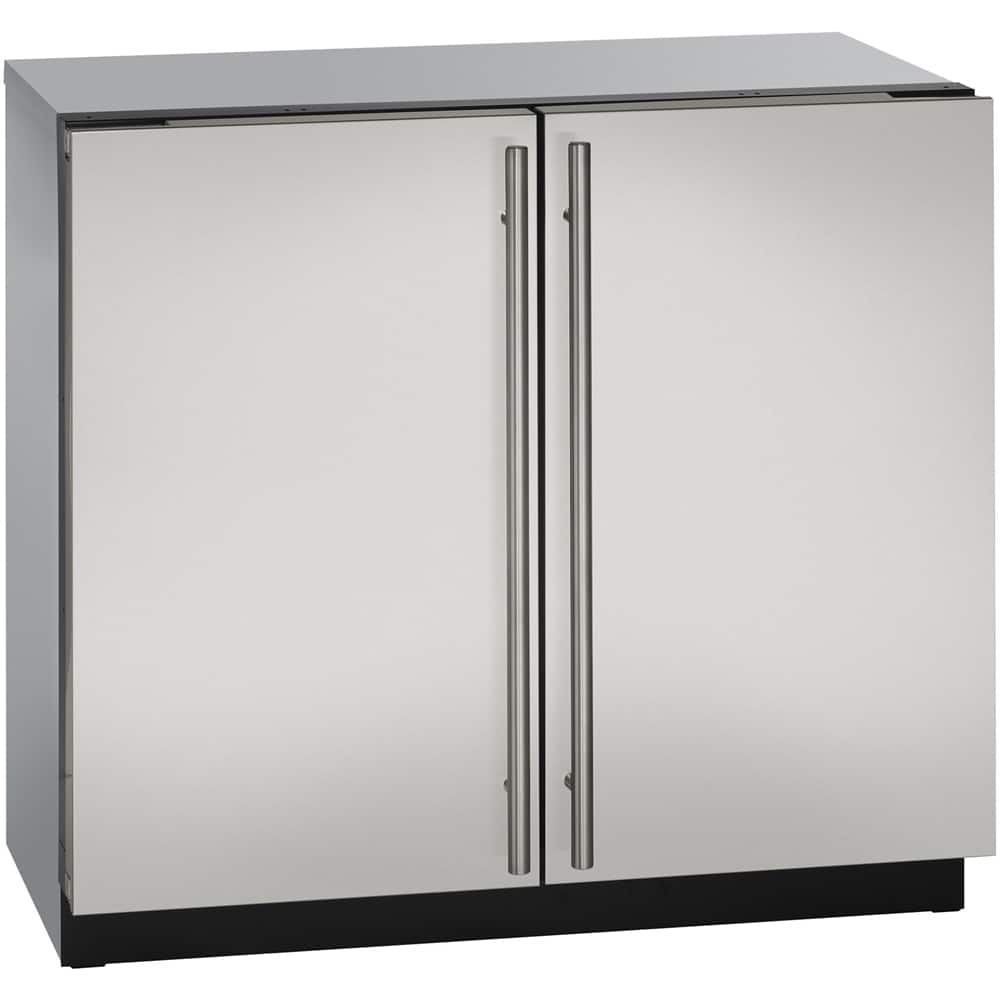 U-Line - Modular 3000 Series 6.9 Cu. Ft. Built-In Mini Fridge - Stainless Steel