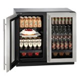U-Line - Modular 3000 Series 6.9 Cu. Ft. Built-In Mini Fridge - Stainless Steel