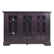 Spacious Sideboard With 3 Doors - Ox Blood Red