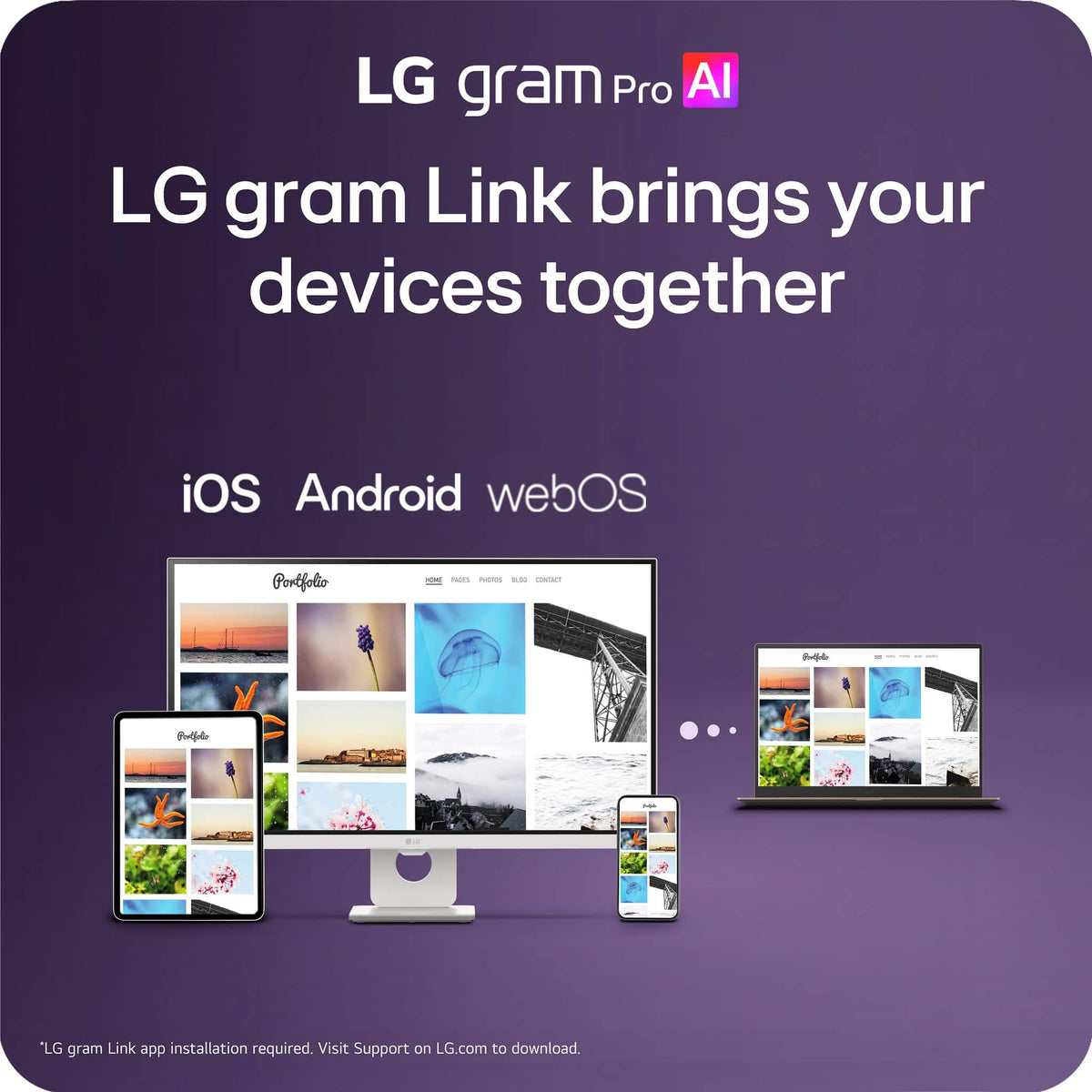 LG - gram Pro 16" 120Hz 3K OLED Laptop Intel Core Ultra X7 Processor 358H with 32GB RAM - 1TB SSD - Copilot + PC - Aerominum Black