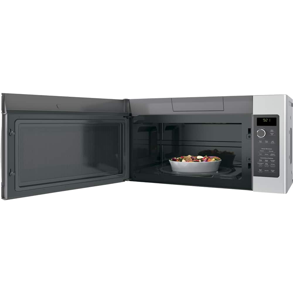 GE Profile - 2.1 Cu. Ft. Over-the-Range Microwave with Sensor Cooking and Steam Cleaning - Stainless Steel