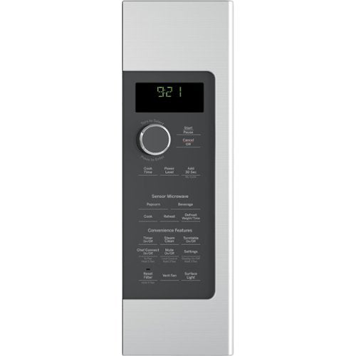 GE Profile - 2.1 Cu. Ft. Over-the-Range Microwave with Sensor Cooking and Steam Cleaning - Stainless Steel