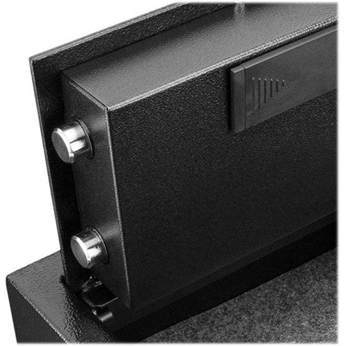 Barska - 0.15 Cu Ft Digital Keypad Drawer Safe – Solid Steel Top-Opening Security Box with Deadbolts for Home, Office & Valuables - Black