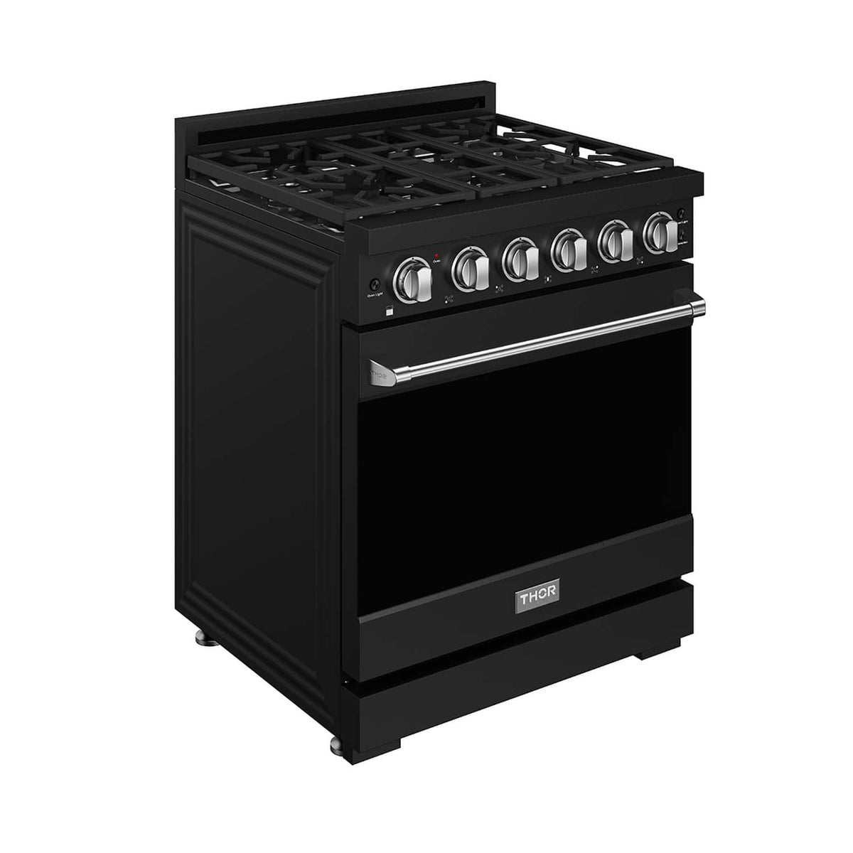 Gordon Ramsay Series by Thor Kitchen 4.55 Cu. Ft Freestanding Liquid Propane Gas Range with Stainless Steel Hardware - Black