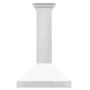ZLINE - 30 inches - Externally Vented - Wall Range Hood - White Matte