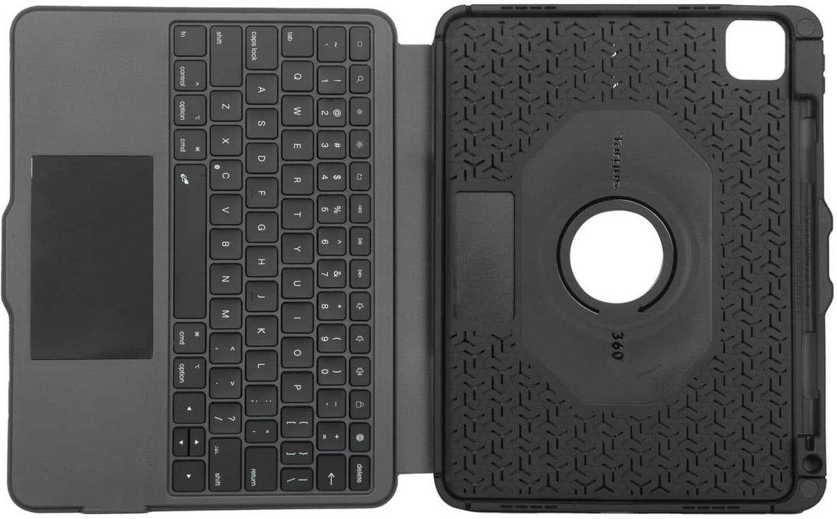 Targus - VersaVu BT Keyboard Case for iPad 11"(A16),iPad Air 11"(M3/M2),iPad 10.9"(10),iPad Air 10.9"(5/4),iPad Pro 11"(4/3/2/1) - Black