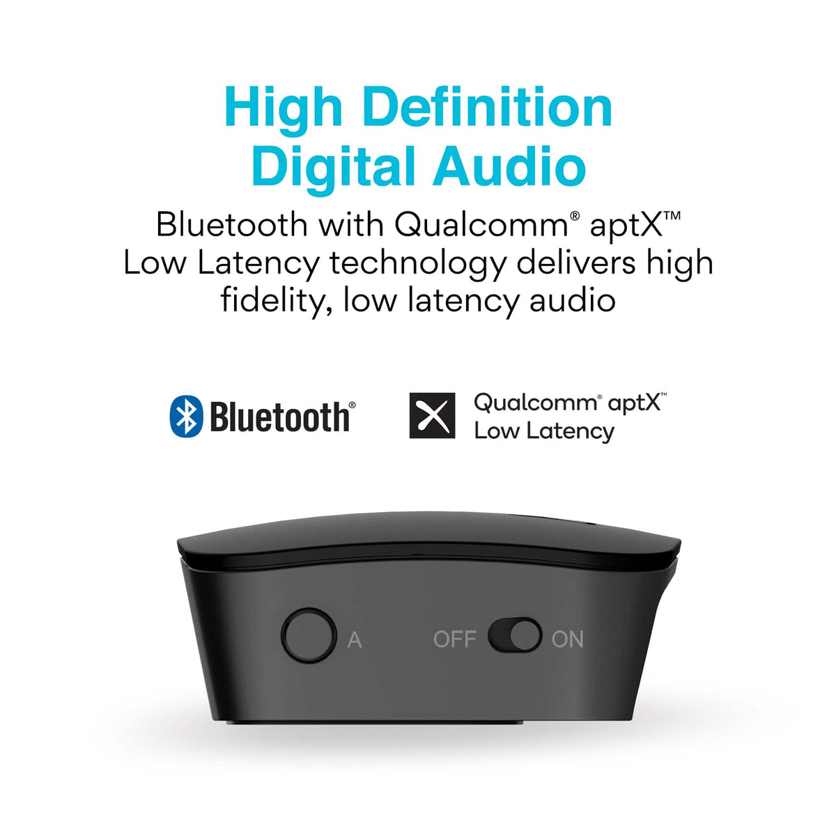 MEE audio - Connect Universal Dual-Headphone Bluetooth Wireless Audio Transmitter for TV - Black