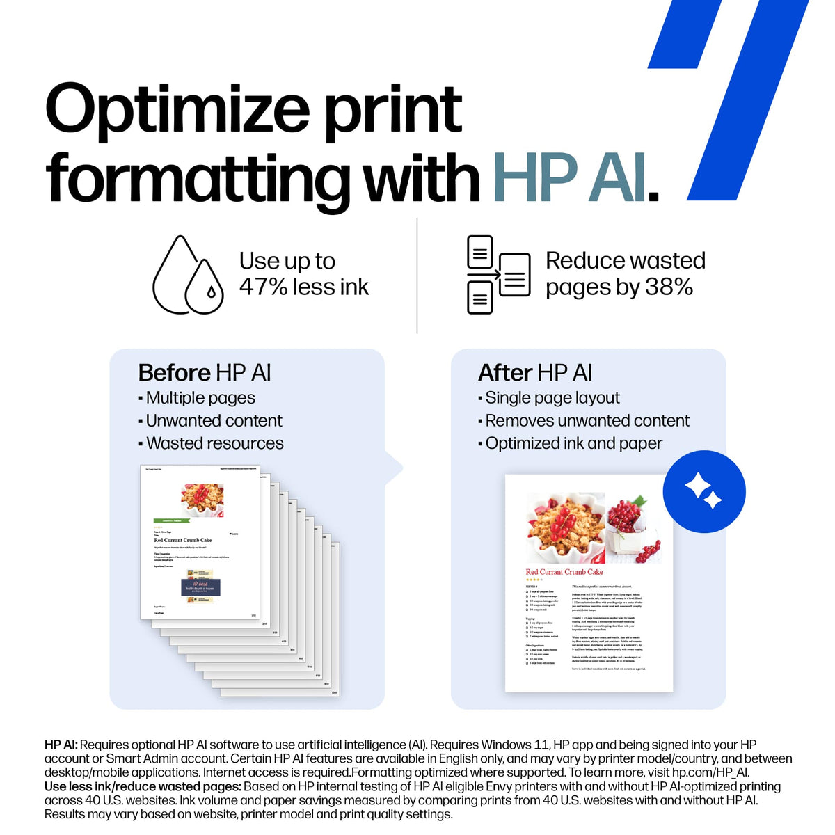 HP - Envy 6165 Wireless AI-Enabled All-in-One Inkjet Printer with 6 months of Instant Ink - White
