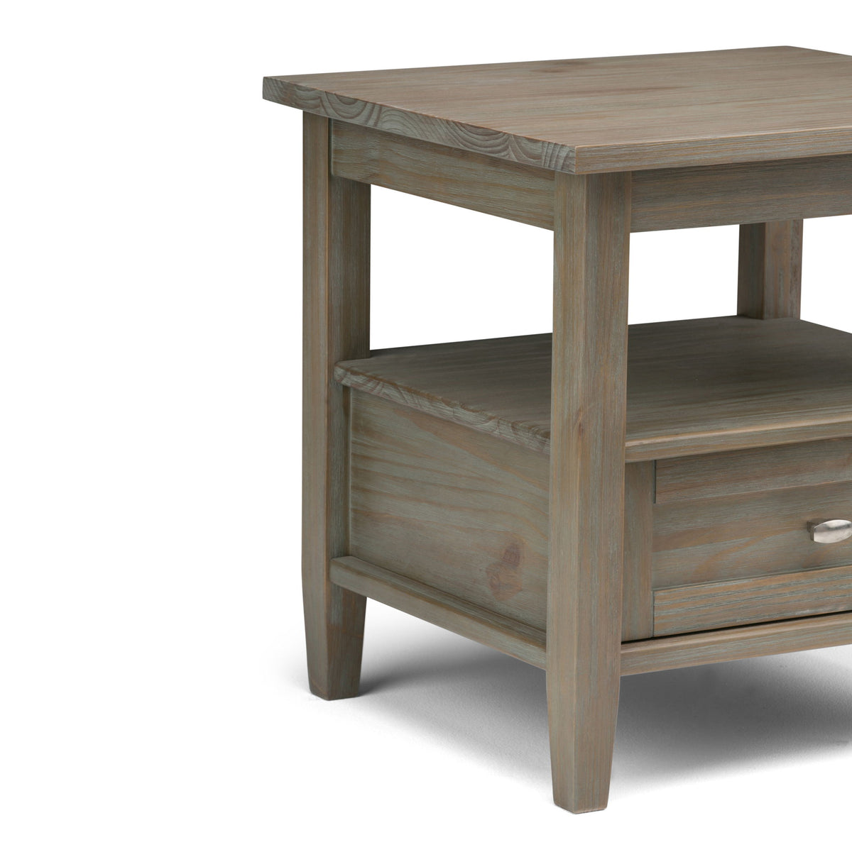 Warm Shaker - End Table - Light Brown