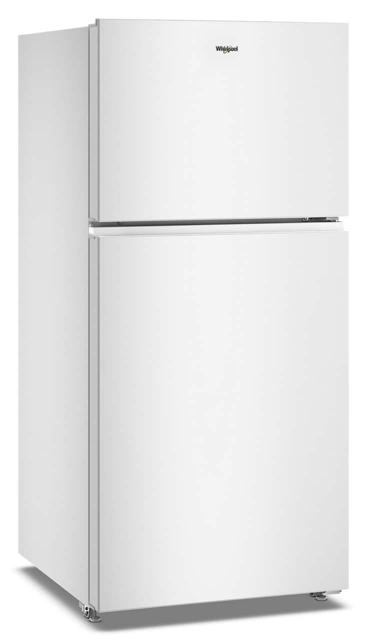 Whirlpool - 30 in. Wide 19.3 cu. ft. Top-Freezer Refrigerator with Total Coverage Cooling - White