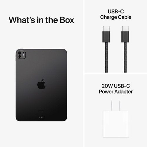Apple - Geek Squad Certified Refurbished 11-inch iPad Pro M4 chip Built for Apple Intelligence Wi-Fi 256GB with OLED - Space Black